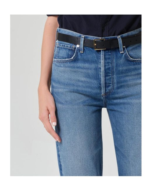 Citizens of Humanity Blue Blaine Straight-Leg Jeans