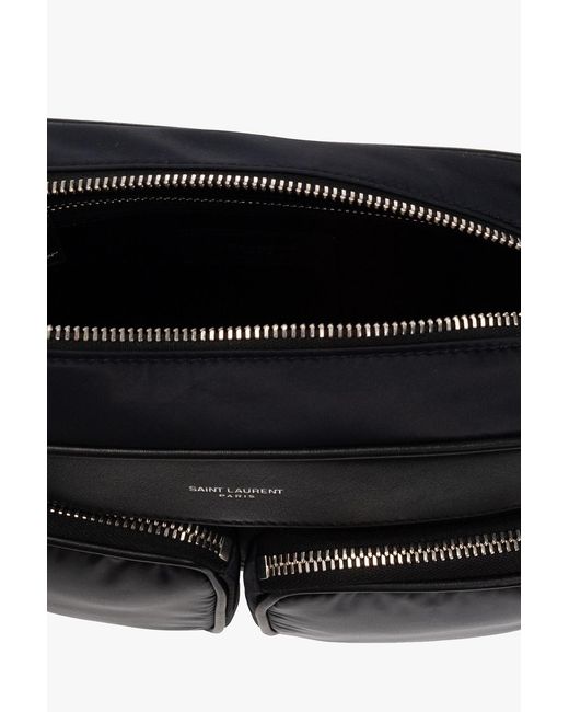 Saint Laurent Black City Zip-Up Camera Bag for men