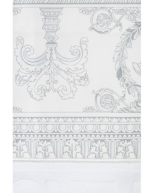 Versace White Pattern Towel for men