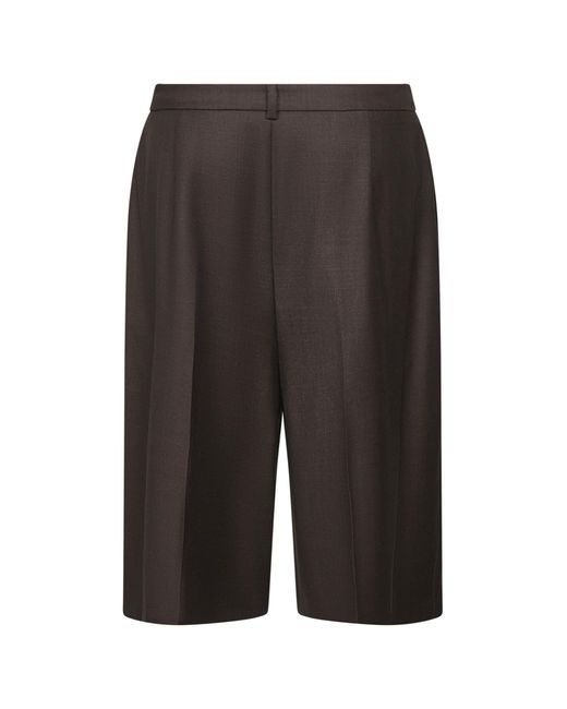 Loulou de Saison Gray Adler Tailored Shorts