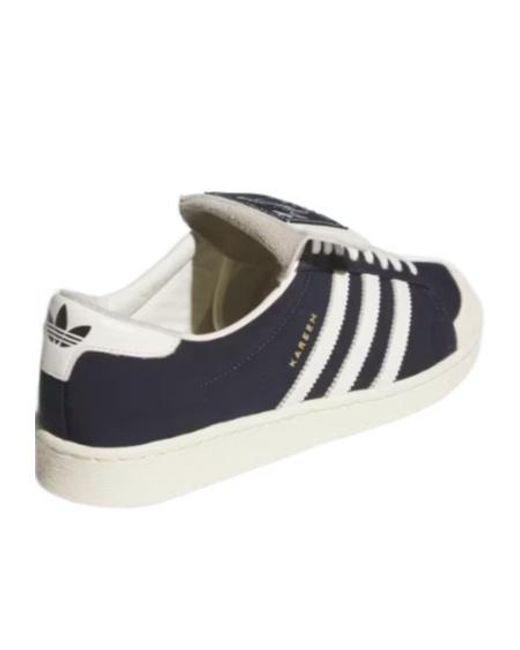 ADIDAS X WILLY CHAVARRIA Blue Adidas Originals X Willy Chavarria Jabbar Low-Top Sneakers