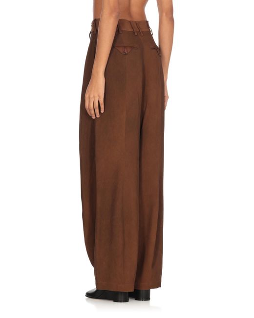 Uma Wang Brown Paw Pants