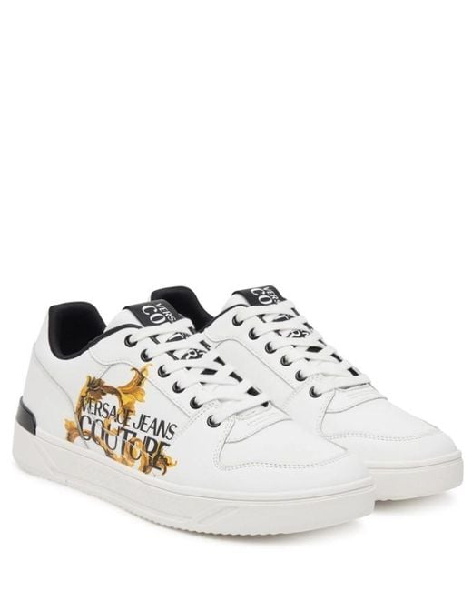 Versace Jeans White Low-Top And Sneakers for men