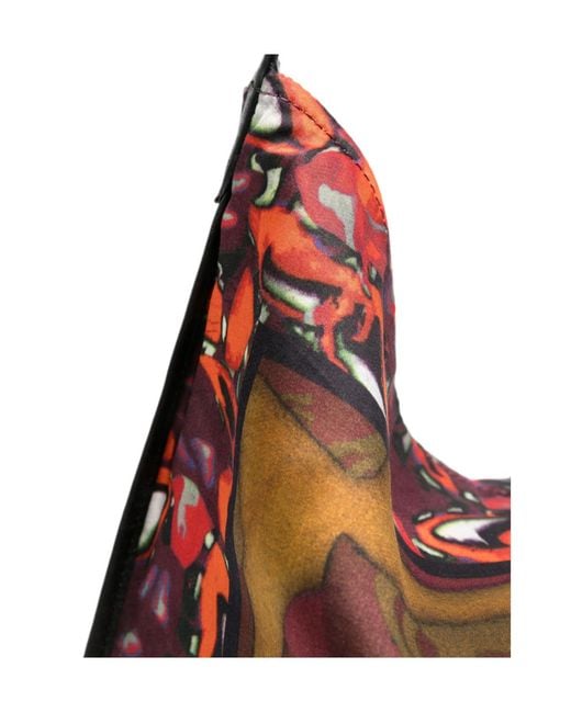 Dries Van Noten Brown Printed Shoulder Bag