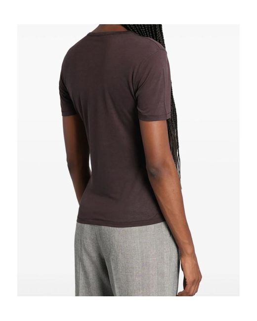 Anine Bing Brown Sylvie Slim-Fit T-Shirt