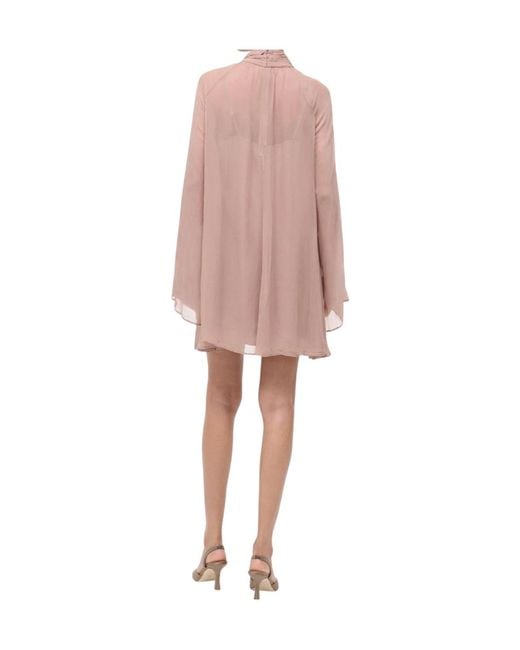 Staud Pink Esther Mini Dress
