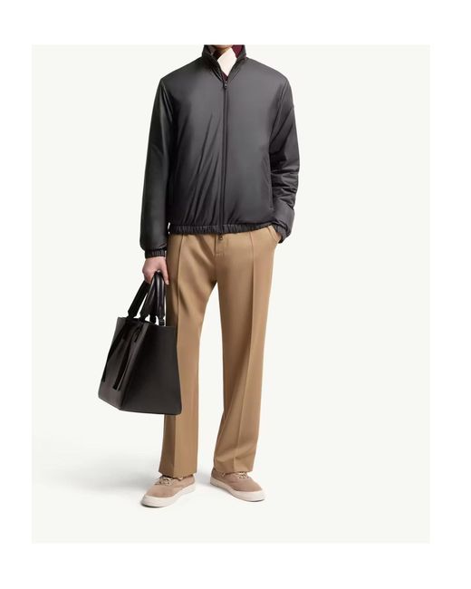 Moncler Gray Berre Short Down Jacket for men