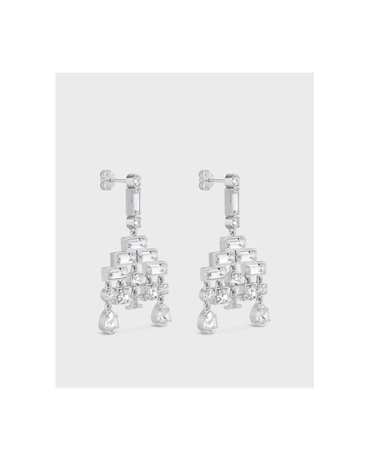 Céline White Heirlooms Chandelier Earrings