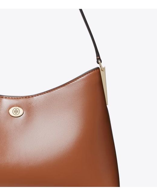 Tory Burch Brown Small Robinson Shoulder Bag