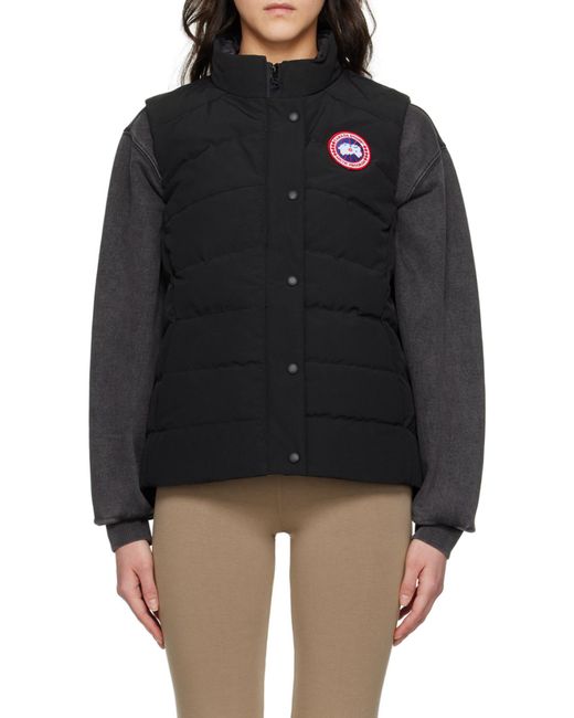 Canada Goose Black Freestyle High-Neck Down Gilet
