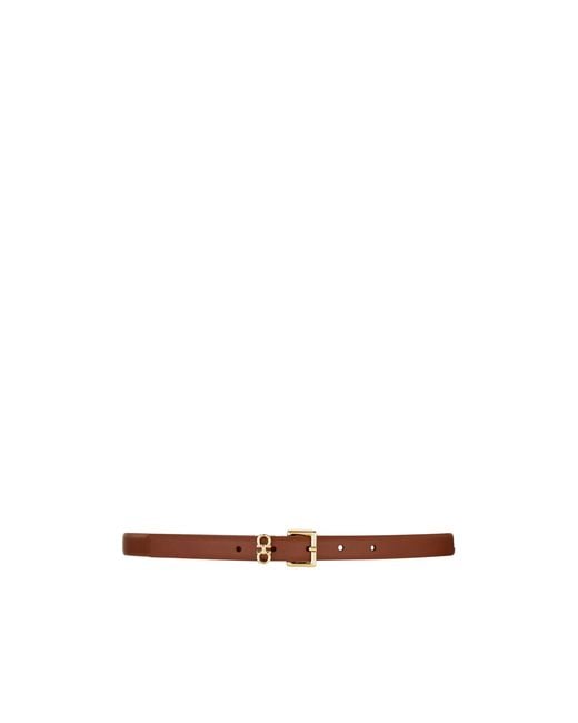 Ferragamo White Ferragamo Gancini Buckle Belt