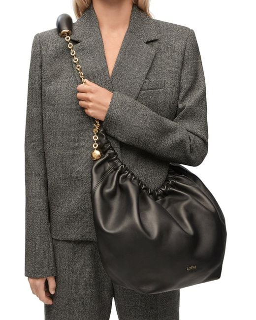 Loewe Black Squeeze Medium Shoulder Bag