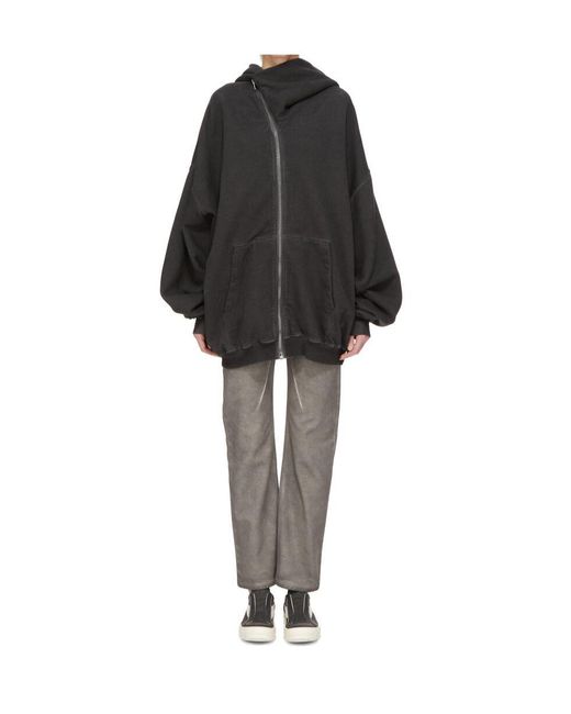 Rick Owens Gray Belt-Loop Jeans