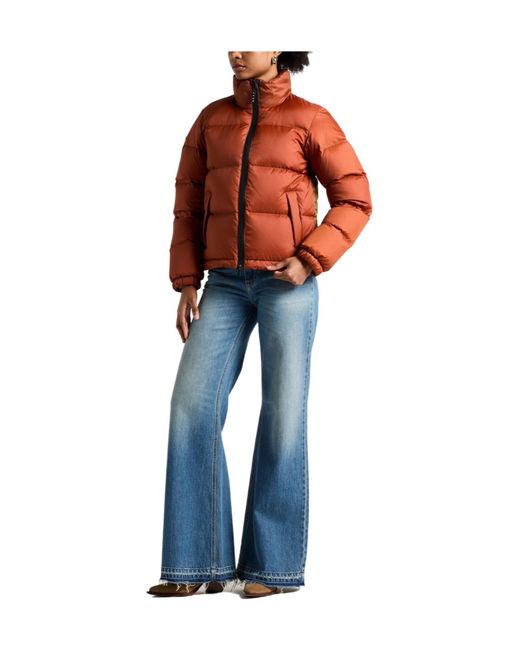 Marni Orange Two-Color Down Jacket