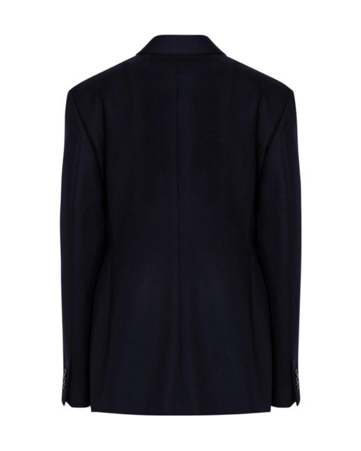 Loewe Blue Double Breasted Tailored Blazer for men
