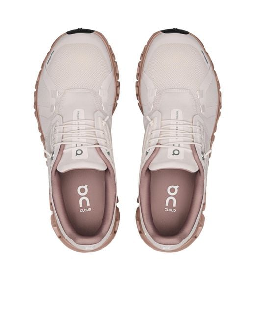 On Shoes Gray Cloud 6 Lace-Up Sneakers