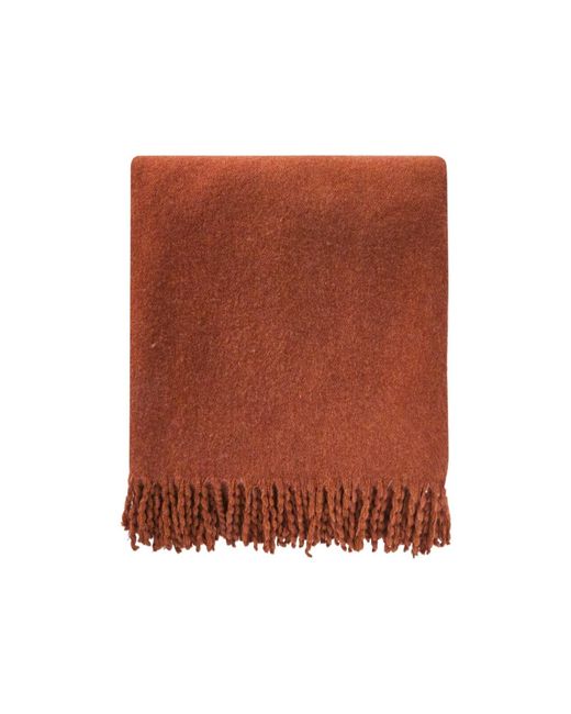 Loro Piana Brown Fringed Blanket