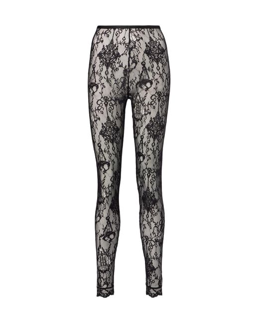 Givenchy Gray Lace Leggings