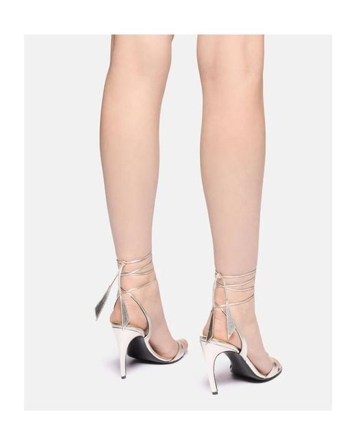 The Attico White The Ora Sandals