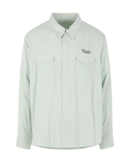 Visvim Green Long Sleeve Shirt for men