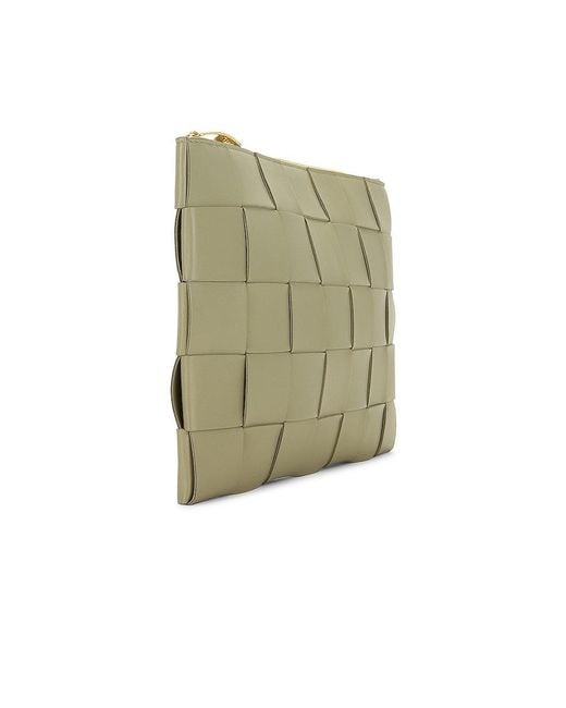 Bottega Veneta Green Medium Intreccio Pouch