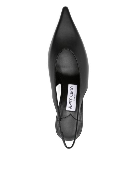 Jimmy Choo Brown Isa Pointed Toe Slingback Pumps