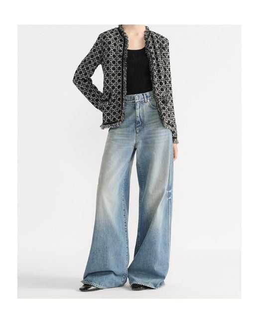 Dior Black Macrocannage Regular-Fit Jacket