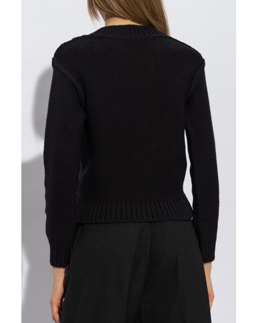 A.P.C. Black Crewneck Knitted Jumper