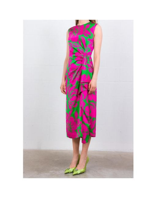 Dries Van Noten Pink Sleeveless Dress