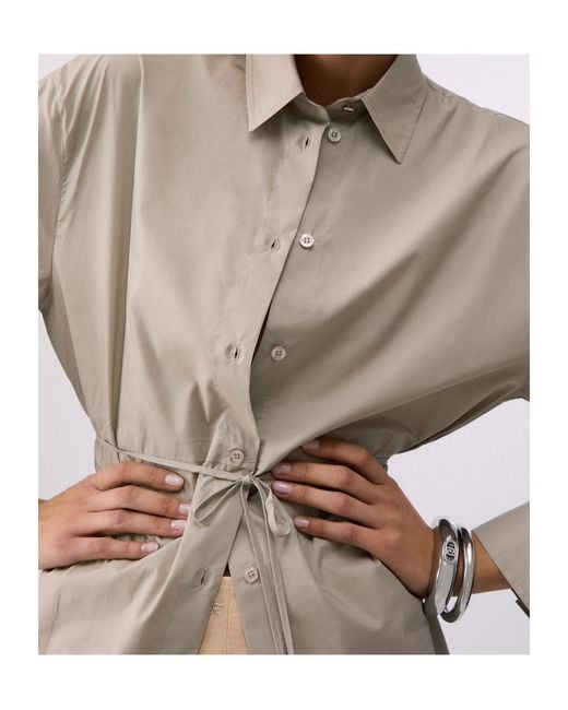 Liu Jo Natural Poplin Shirt
