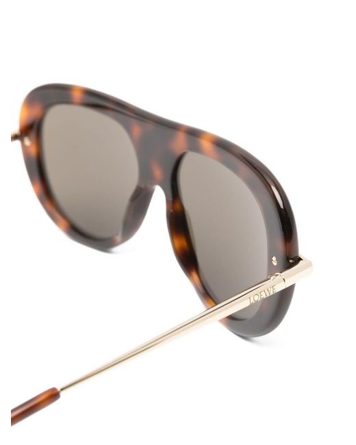 Loewe Multicolor Pilot Frame Sunglasses for men