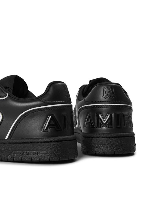 Amiri Black Low-Top Leather Skate Sneaker for men