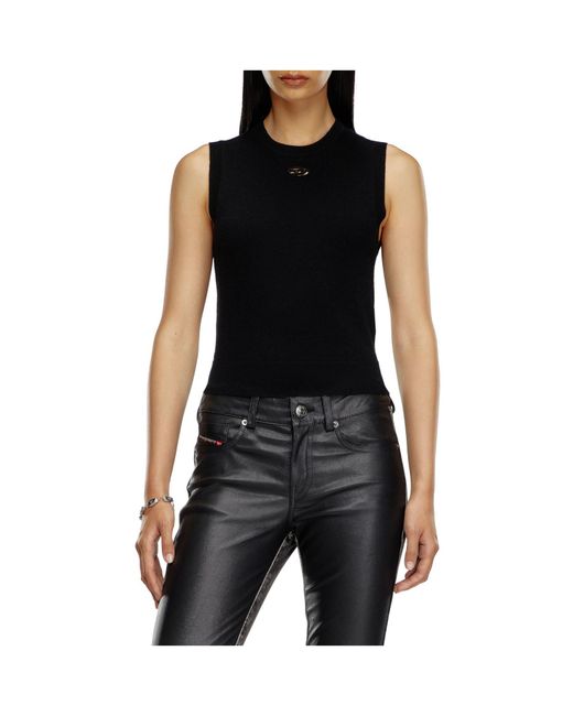 DIESEL Black M-Arga Tank Top