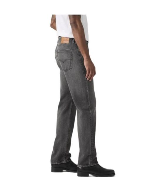 Levi's Gray 501 Relaxed Jeans for men