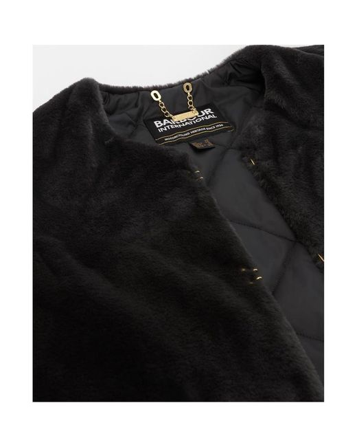 Barbour Black Sleeveless Vest