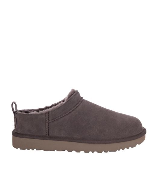 Ugg Brown Shearling Lined Slippers