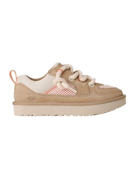 Ugg Multicolor Lo Lowmel Mesh Lace-Up Sneakers