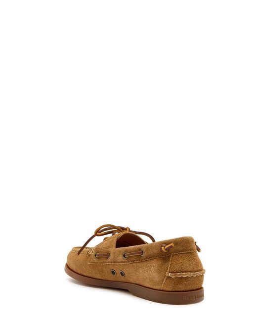 Polo Ralph Lauren Brown Suede Loafers for men