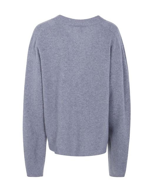 Sofie D'Hoore Blue 'Meroe' Cardigan V-Neck Buttons