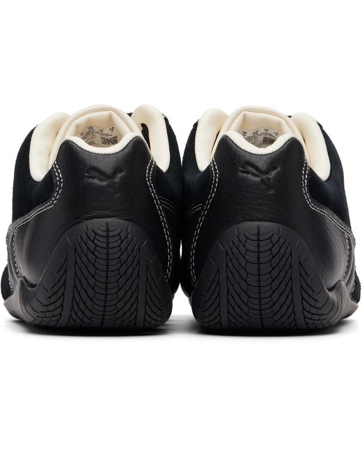 PUMA Black Speedcat Icons Low-Top Sneakers for men