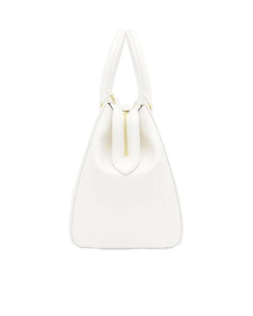 McQueen White Large Birdee Tote Bag