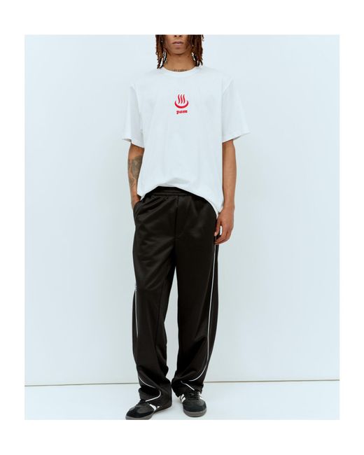 Pam White Print T-Shirt for men
