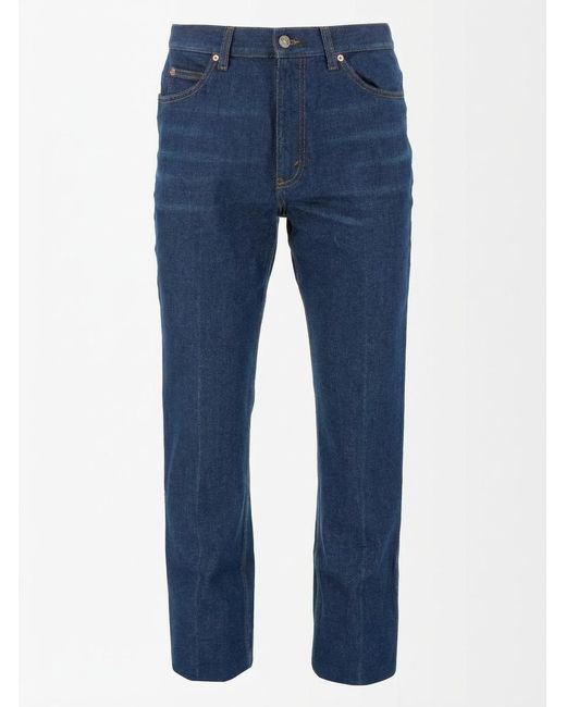Gucci Blue Eco Washed Organic Jeans for men