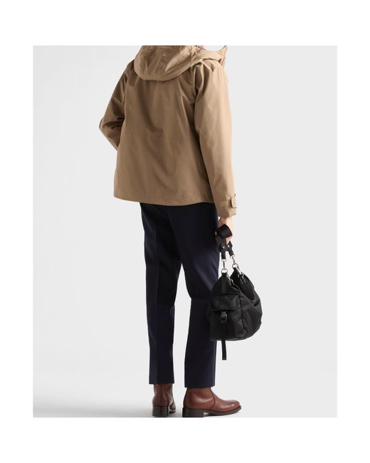 Prada Blue Pleated Tailored Trousers for men