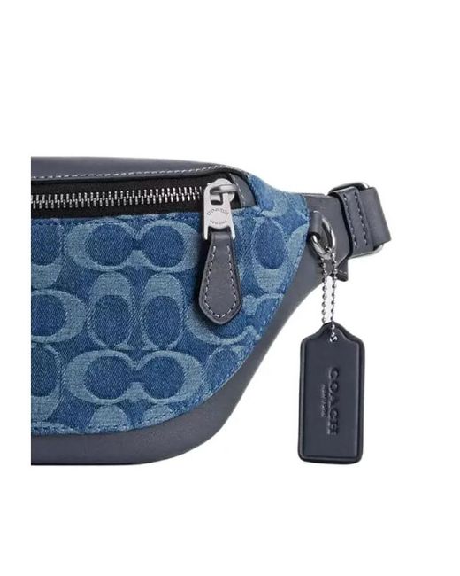COACH Blue Warren Waist Bag for men