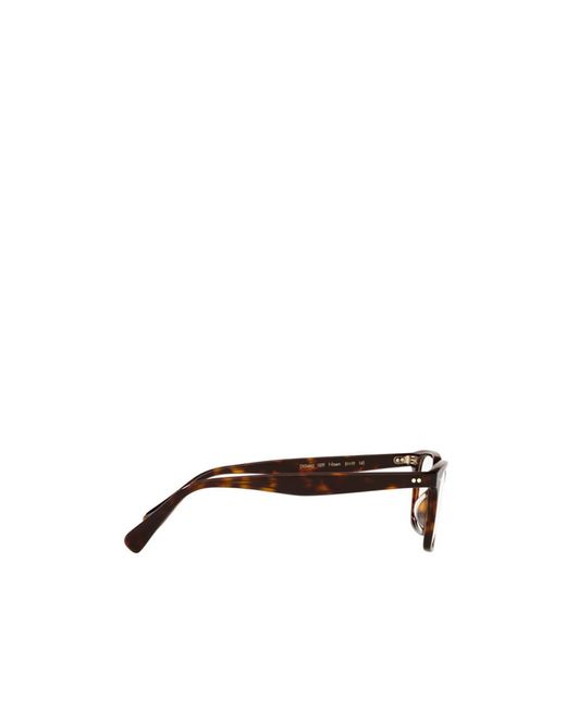 Oliver Peoples White Nisen Rectangular Frame Glasses for men