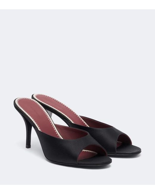 Magda Butrym Black Open-Toe High-Heeled Sandals