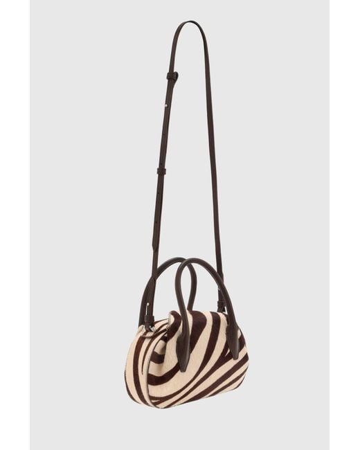 Yuzefi Multicolor Mini Oyster Duffle Tote Bag