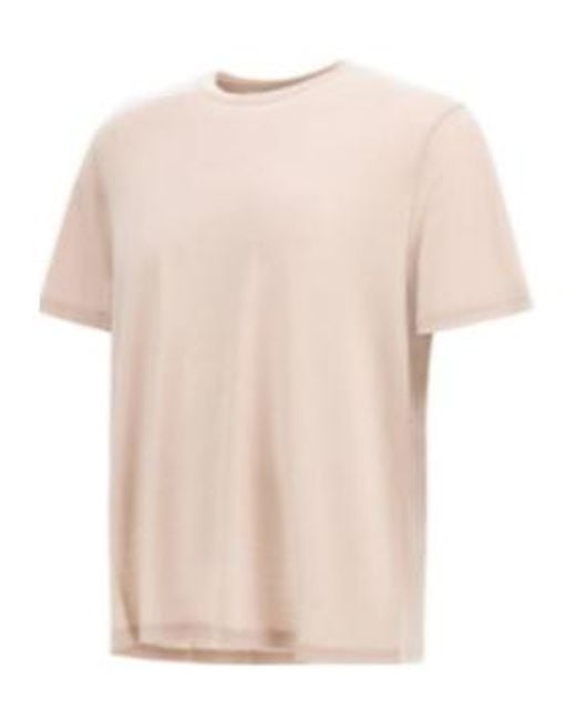 Herno Natural Short-Sleeved Wool T-Shirt for men