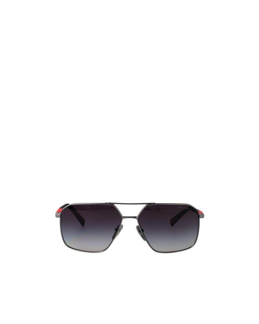 Prada Linea Rossa Multicolor Prada Eyewear Aviator Sunglasses for men
